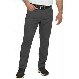 Bolle Men's Performance Golf Pants Comfort Flex Waistband Wicking Asphalt